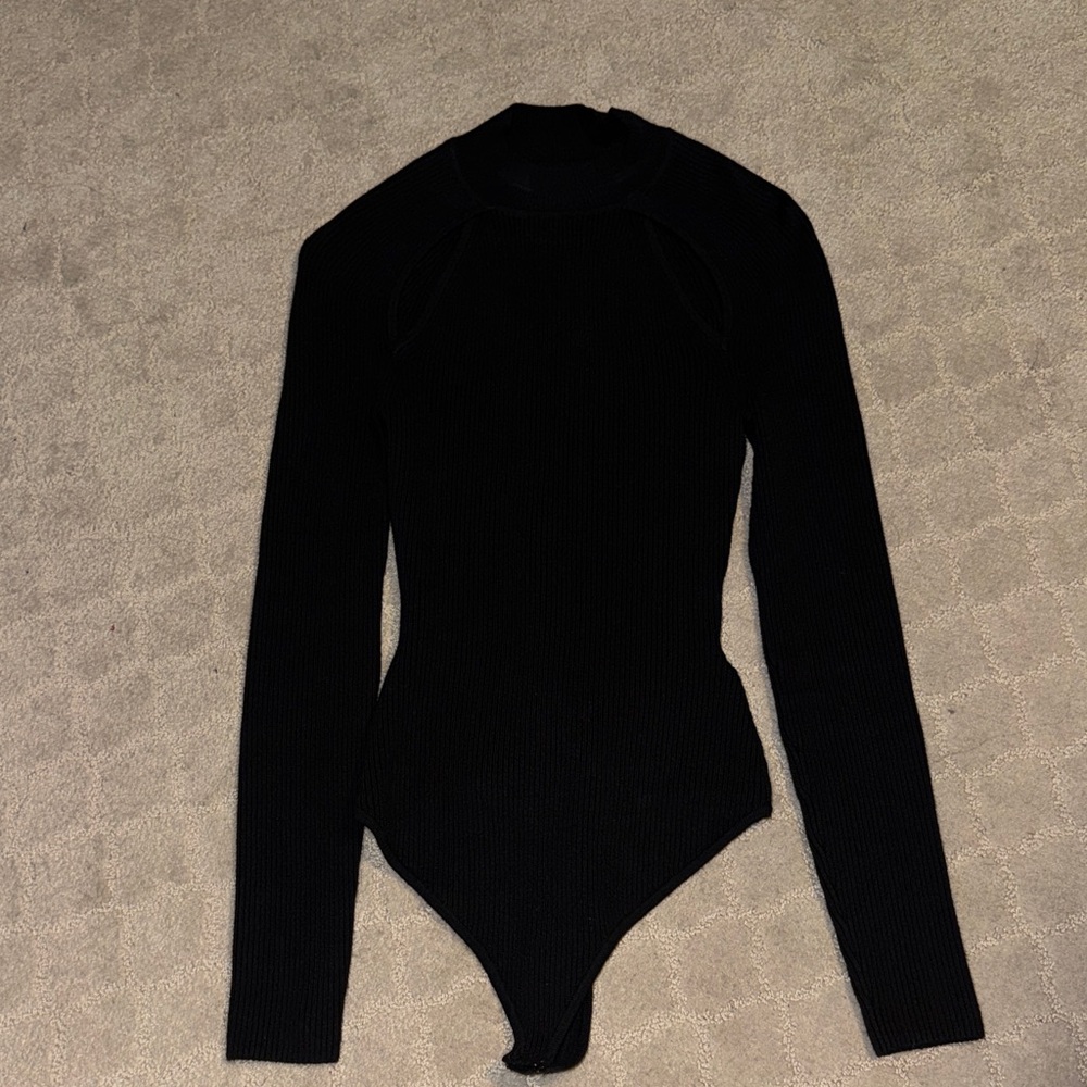 Abercrombie & Fitch Black Women's Sweater Bodysuit